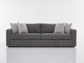 Divano a due posti-Tessuto-190x90x85 cm-Grigio-Stile moderno