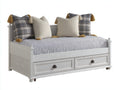 Divano letto-Legno Tessuto-200x90x80 cm-Bianco-Stile rustico