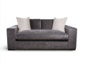 Divano a due posti-Velluto-190x90x85 cm-Grigio scuro-Stile moderno