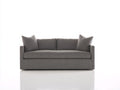Divano a due posti-Tessuto-190x90x85 cm-Grigio-Stile moderno
